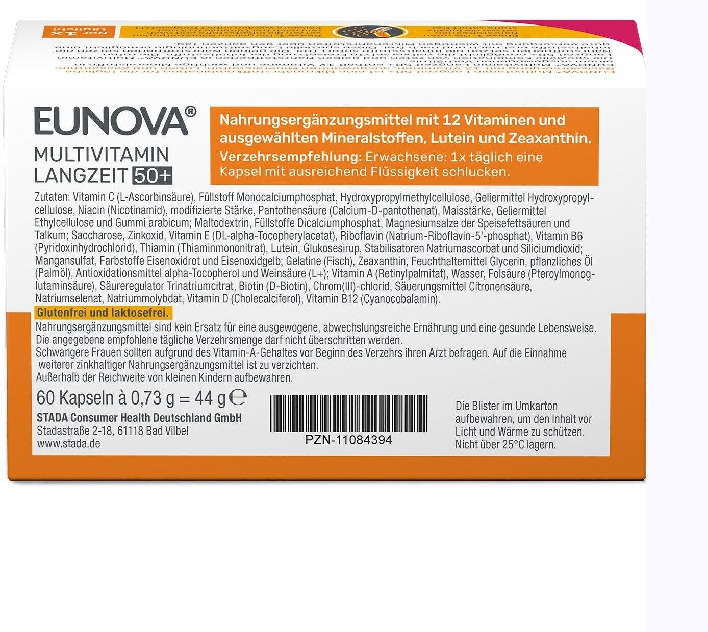 Eunova Langzeit 50+ Kapseln 60 St