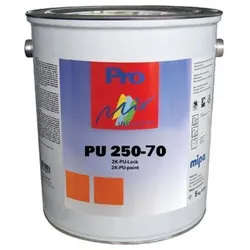MIPA 2K PU Streich- u. Spritzlack PU250-70 seidenglänzend 1kg RAL-Farbe PG3