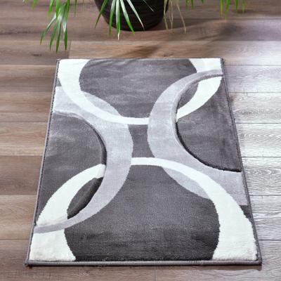 MDA Rugs Orelsi Ivory/Grey Polyester Area Rug
