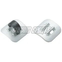 JAGWIRE DCA060 ALLOY STICK-ON CABLE GUIDE, SILVER (50PCS)