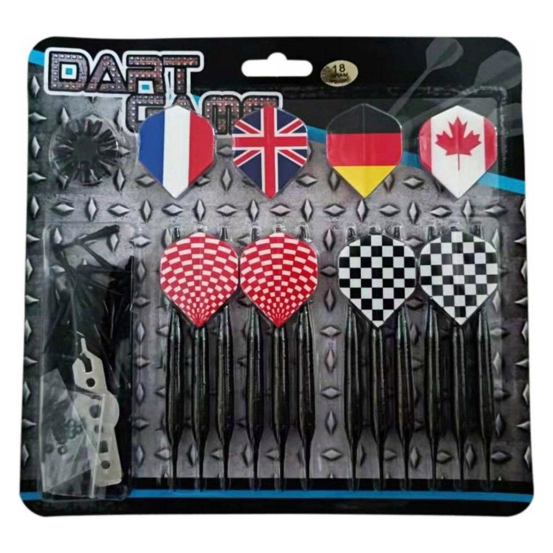 Master Darts Darts Schwarz 18g (12 Darts, 100 Spitzen) (18 g) (MAS-E172)