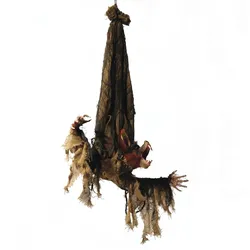 EUROPALMS Animierte Fledermaus Figur 95cm Bewegte Arme und Kopf blinkende Augen