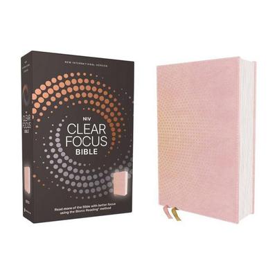 Niv, Clear Focus Bible, Leathersoft, Pink, Gebundene Ausgabe von Zondervan, Zondervan, 978-0-310-46554-6