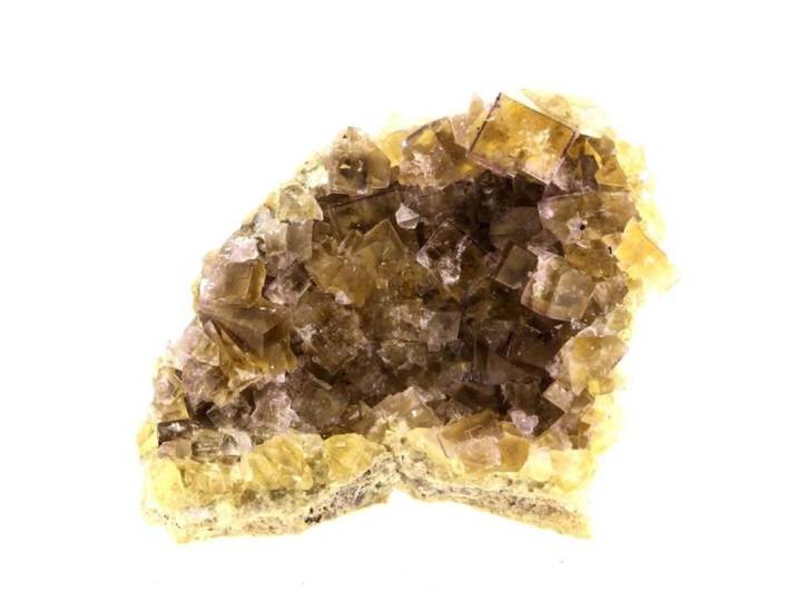 Pierre - ABIJOUX - Fluorite - 660.5 ct - Dimensions 83x60x25 mm - Jaune