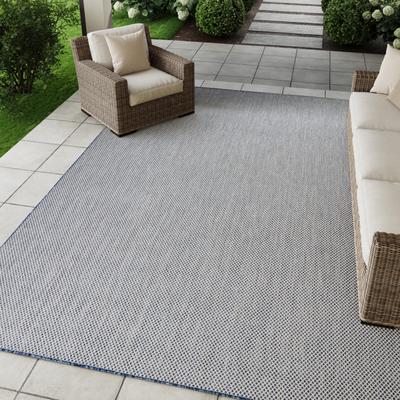 Nourison Courtyard Indoor/Outdoor Modern Geometric Area Rug