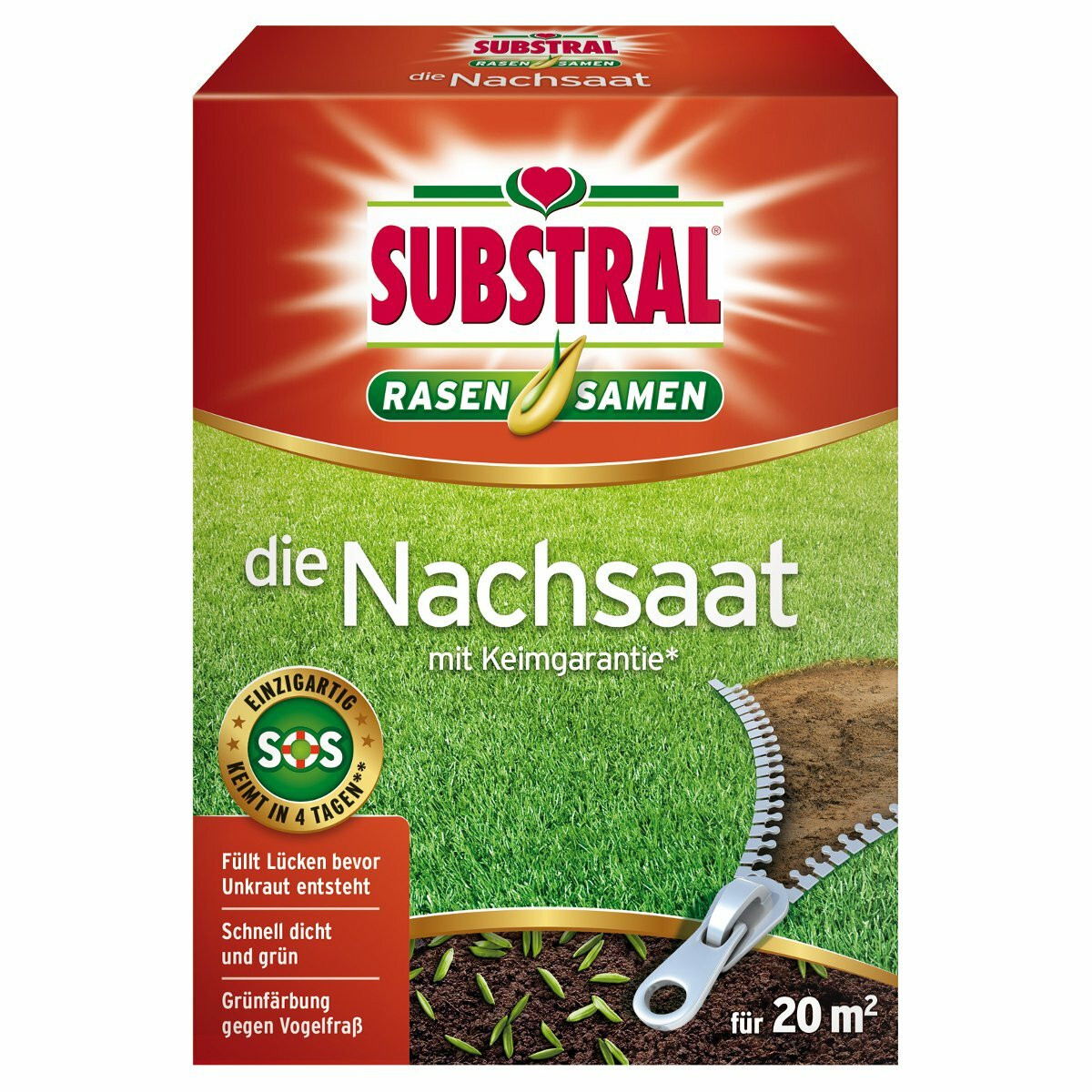 Substral Die Nachsaat Rasensamen 400 g