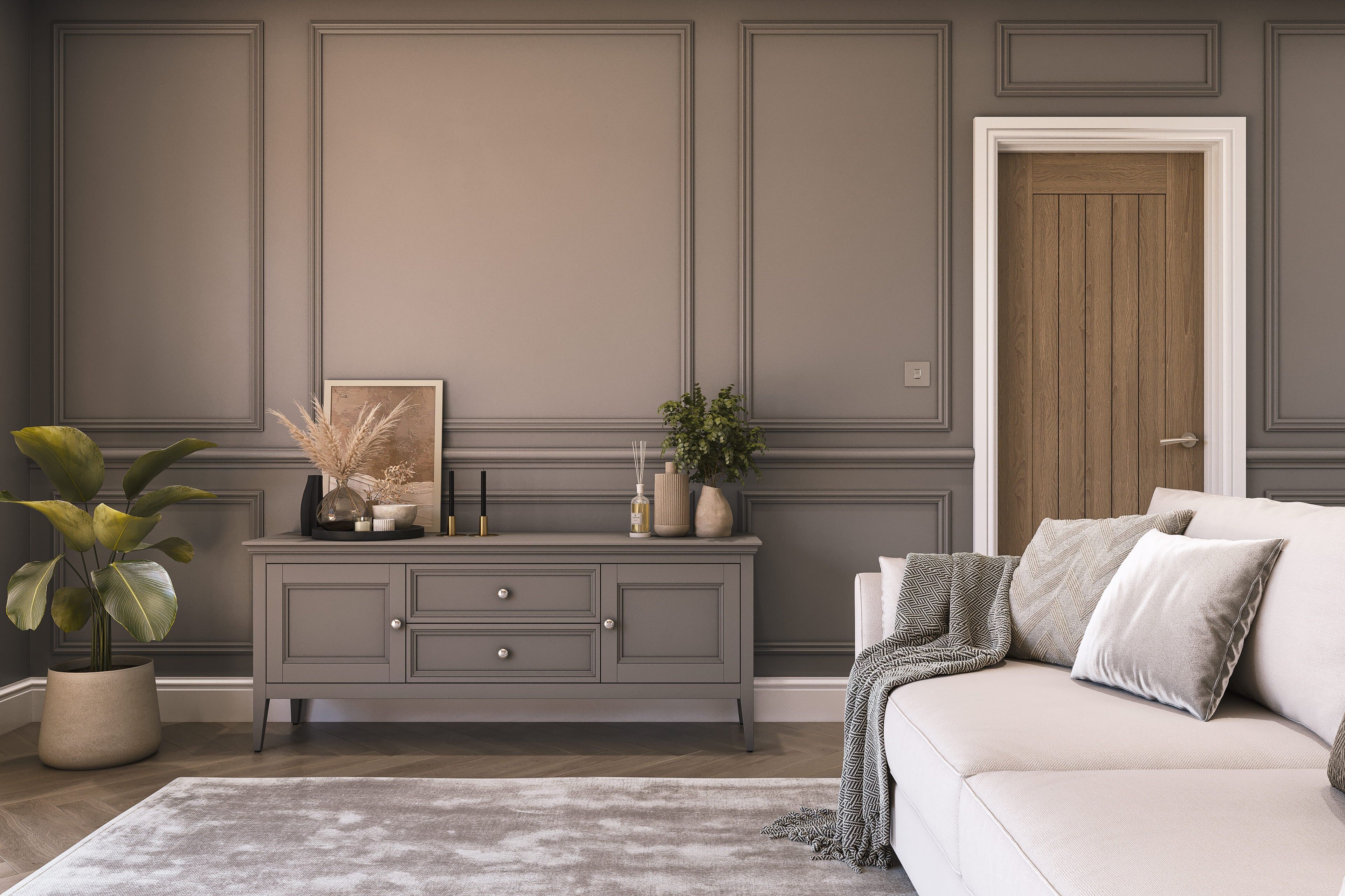 Hemway Peel and Stick Sample - Interior Paint - Mushroom Brown
