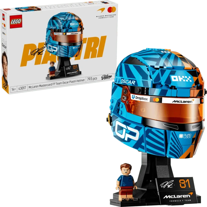 LEGO Editions 43017 McLaren Mastercard F1 Team Oscar Piastri Helm