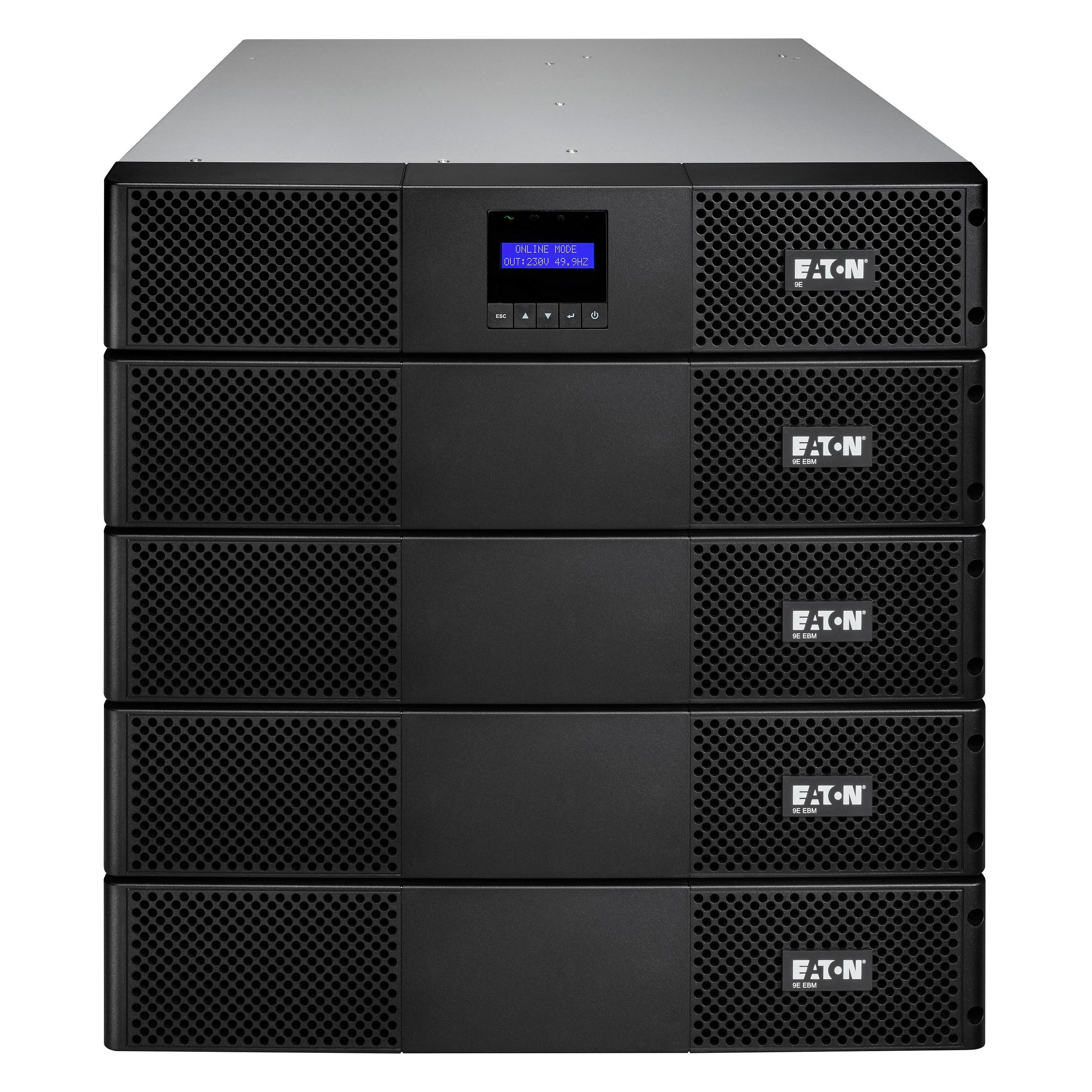 Eaton 9E Rack UPS, 1ph, on-line, 3000VA (3000 VA, 2700 W, Online-Doppelwandler USV) (9E3000IR)