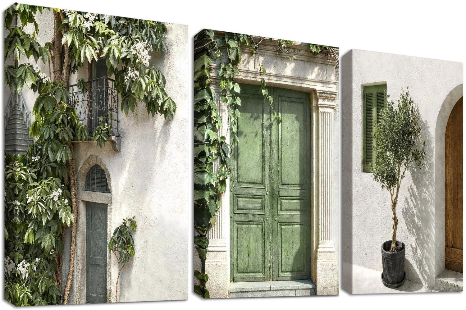 Set van 3 Vintage Canvasprints Italië, 30 x 40 cm