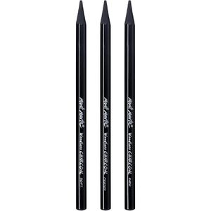 Mont-Marte Kohlestifte Woodless Charcoal, Zeichenkohle, weich, medium und hart, 3 Stück