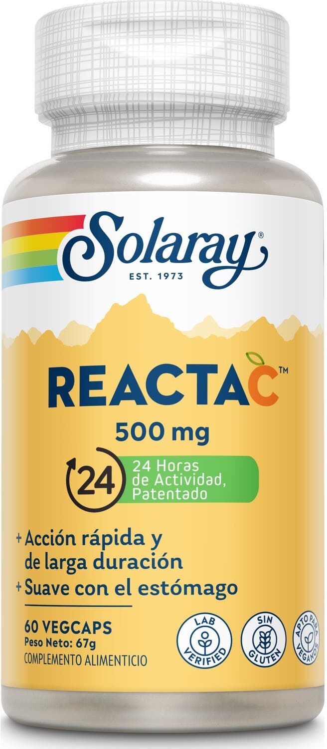 SOLARAY Reacta C 500 mg 60 caps