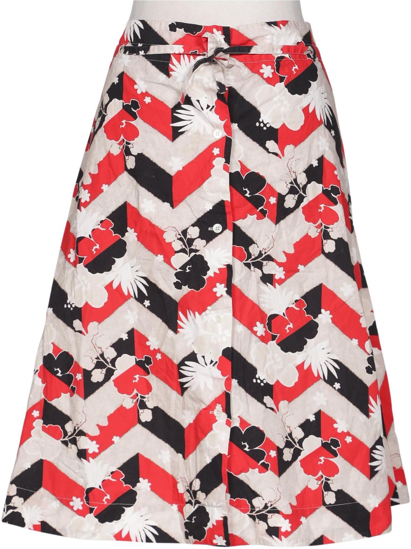 Maison Kitsune Damen Rock, Mehrfarbig, Gr. EU 36, Baumwolle - Second Hand