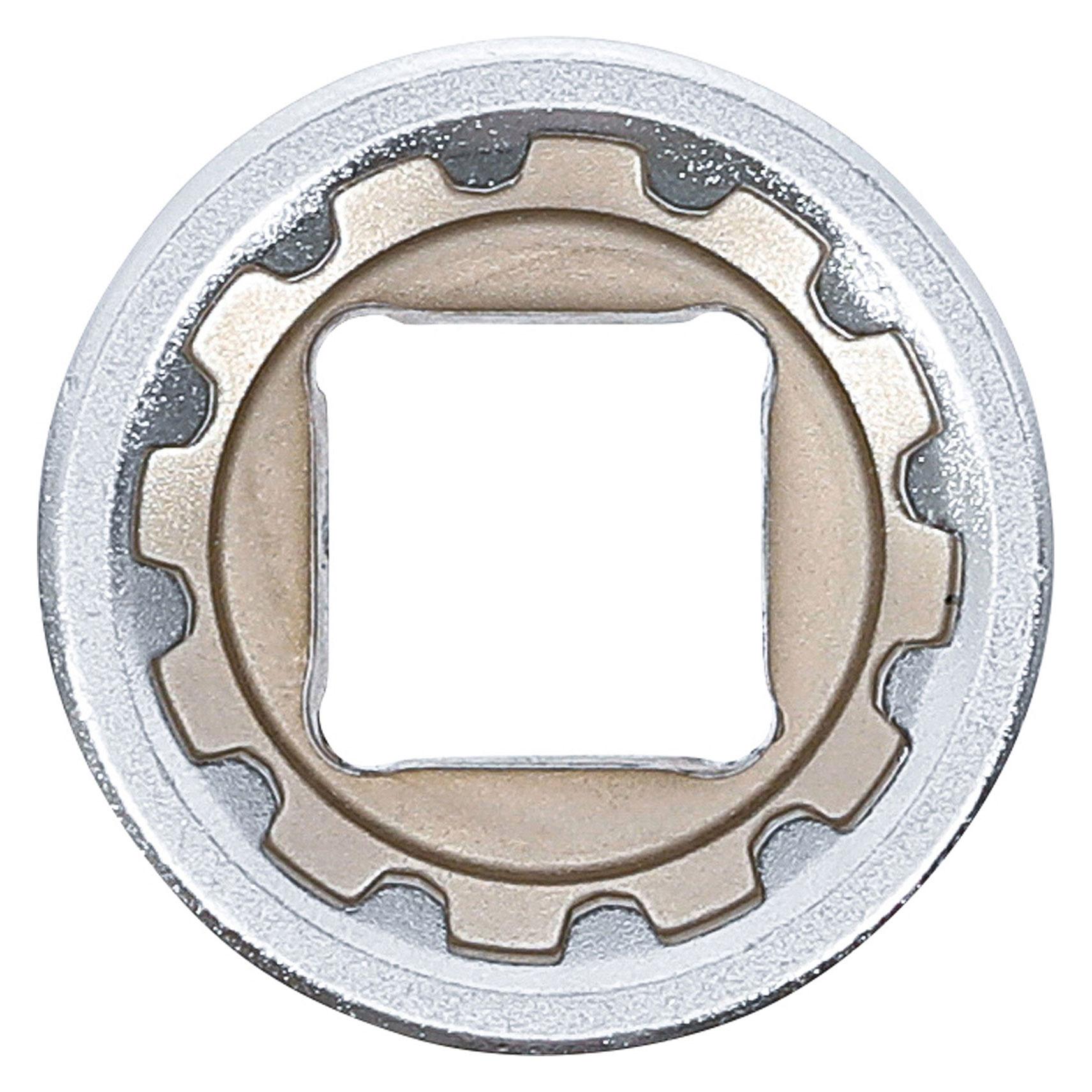 BGS Steckschlüssel-Einsatz Gear Lock Antrieb Innenvierkant 12,5 mm (1/2") SW 20 mm (20 mm) (10220)