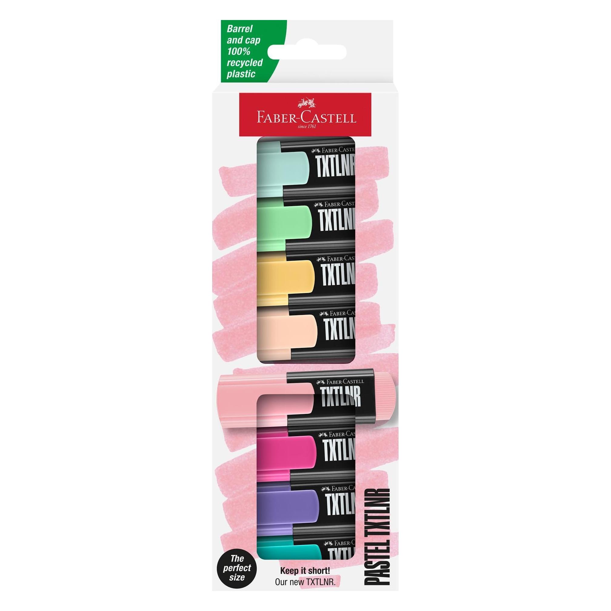 Faber-Castell Textmarker TXTLNR Pastell 8er Kartonetui (8x) (154218)