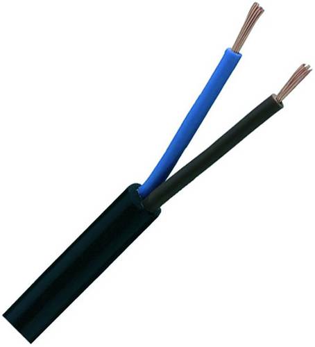 H03VV-F 2x0,5 RG50 Schlauchleitung Weiß 50m