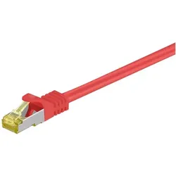 goobay RJ-45 Netzwerkkabel 10.0 m rot