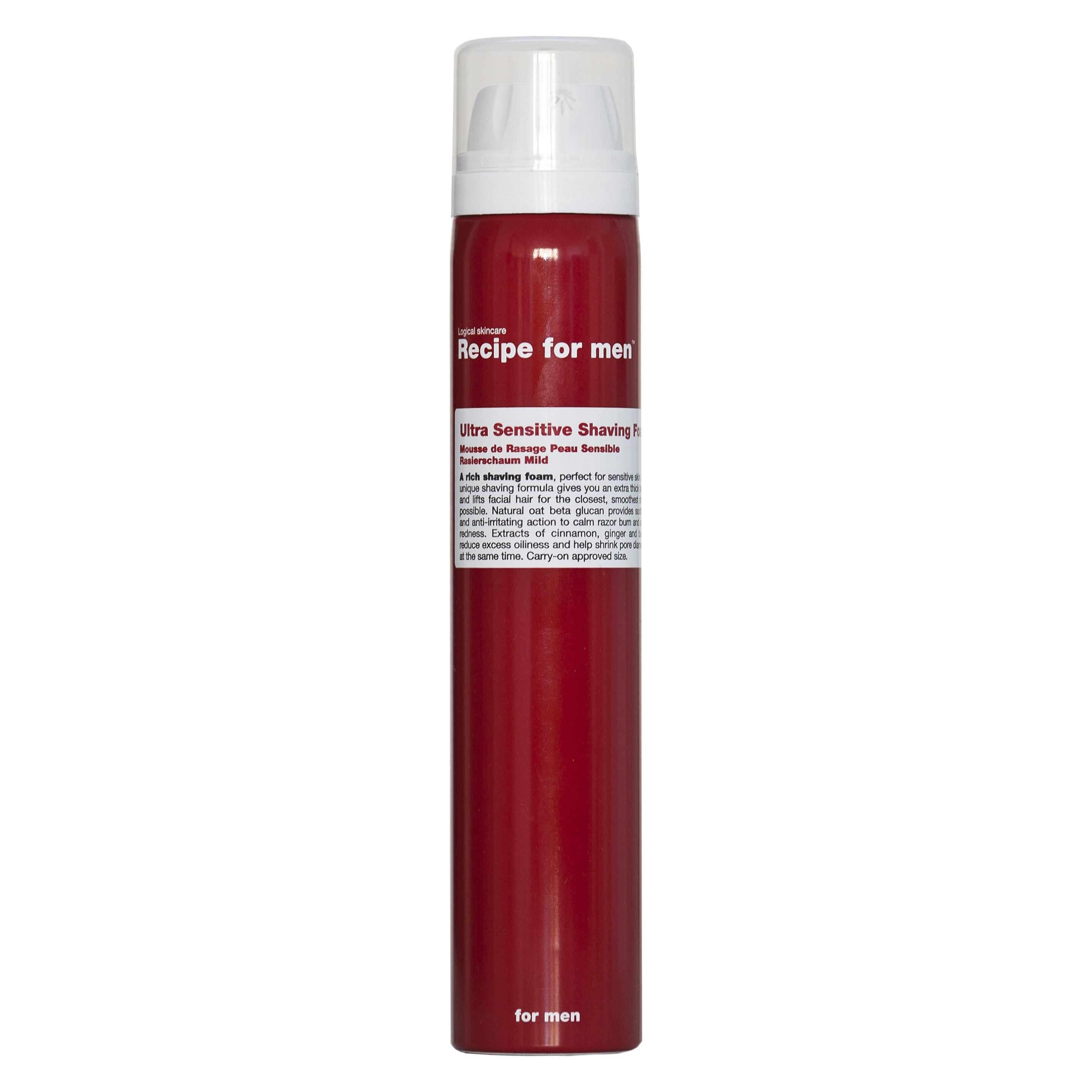 Recipe for men Rasierschaum Ultra Sensitive Shaving Foam (100 ml, Rasierschaum) (10606)