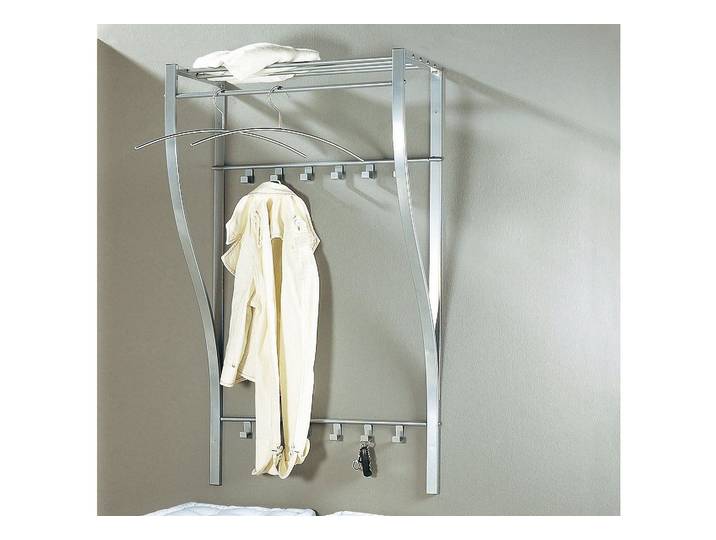 Garderobenschrank INOSIGN, grau (alufarben), B:66cm, Schränke, Garderobenschrank