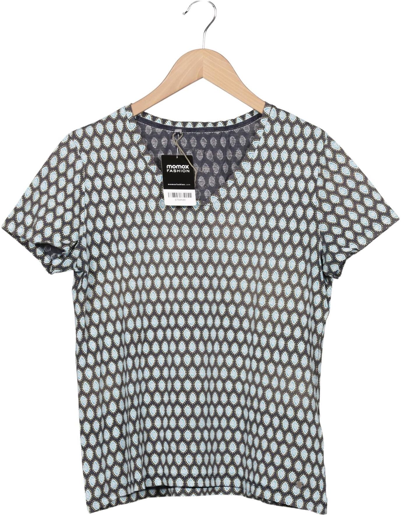 Taifun Damen T-Shirt, Marineblau, Gr. S, Baumwolle - Second Hand