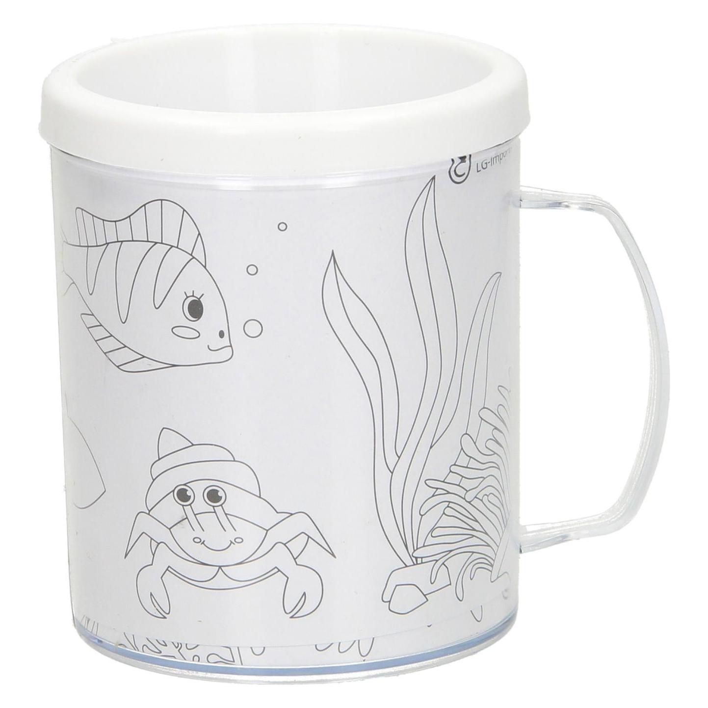 LG-Imports Färben Sie Ihre eigene Tasse Unterwasserwelt (21206113)