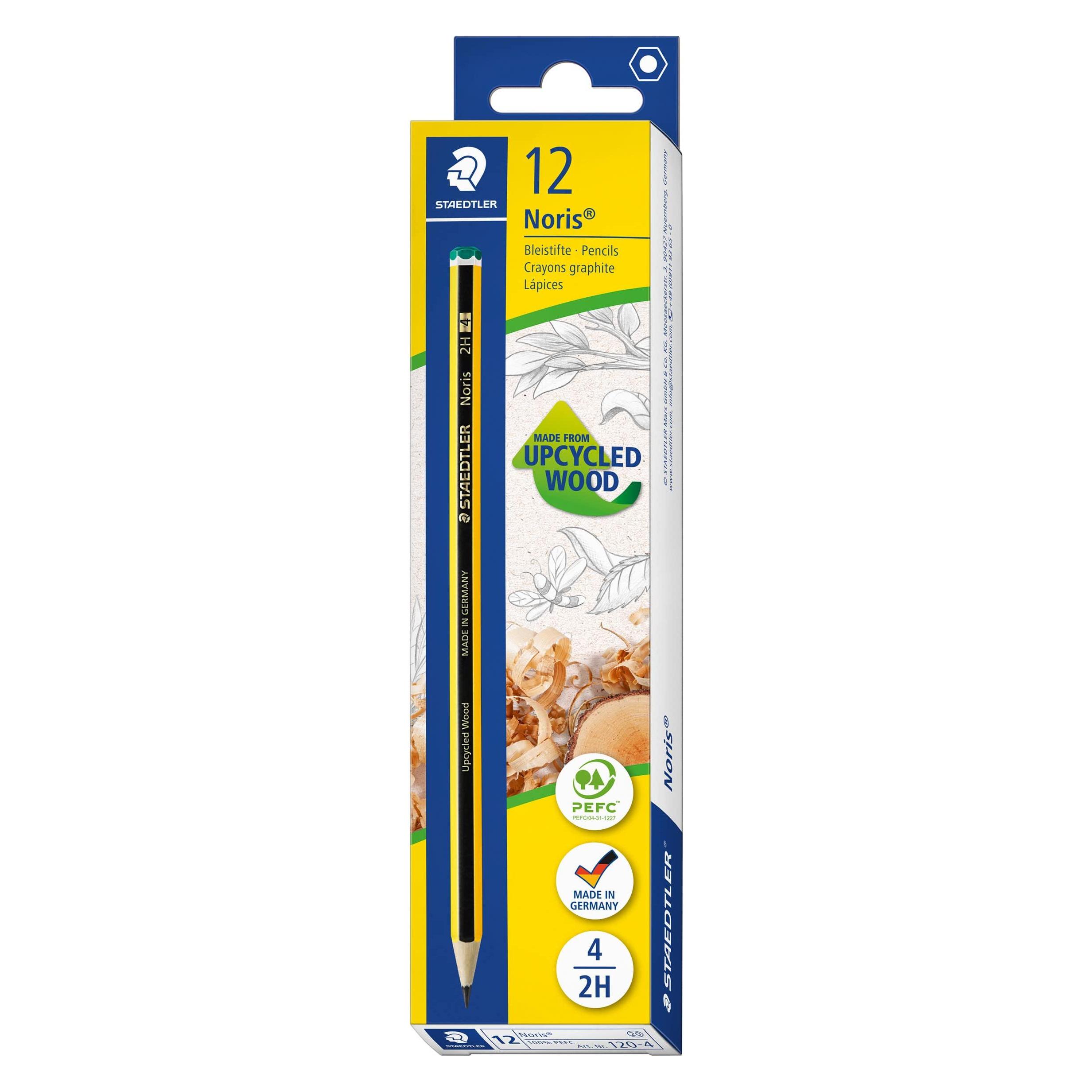 Staedtler Noris Bleistift, 2H (2 mm, 2H, 12x) (120-4)