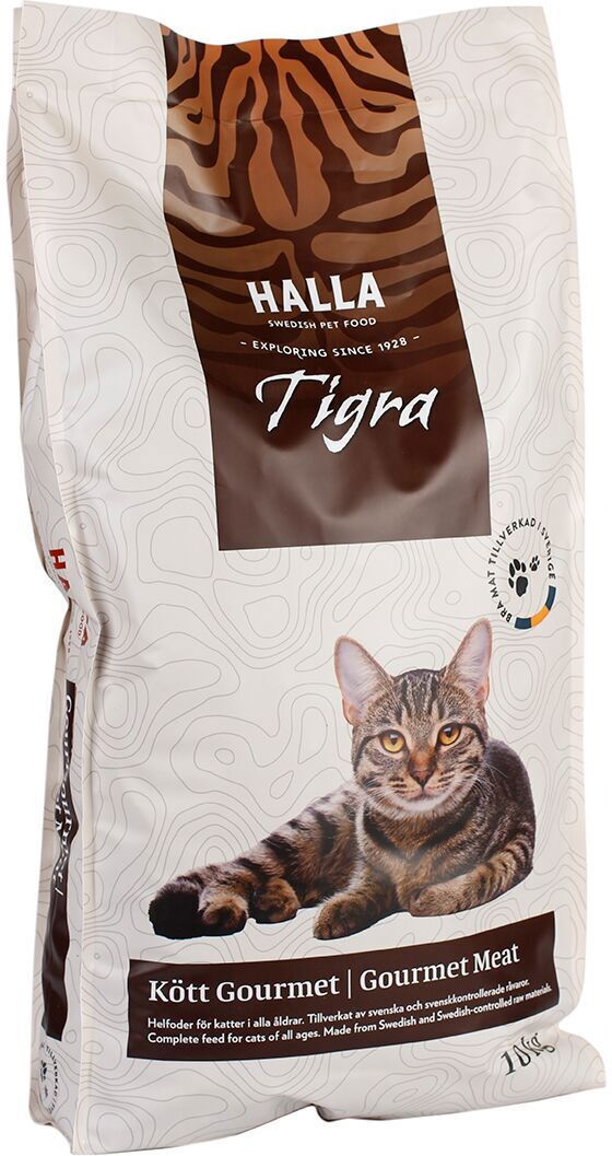 Halla Pet Food Halla Foder Tigra Kött Gourmet