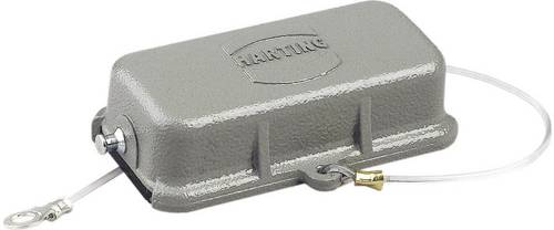 HARTING Schutzkappe 16A Metall für 1 Bügel am Unterteil Verliersicherung mit kleiner Schlaufe Temperaturbereich -40°C