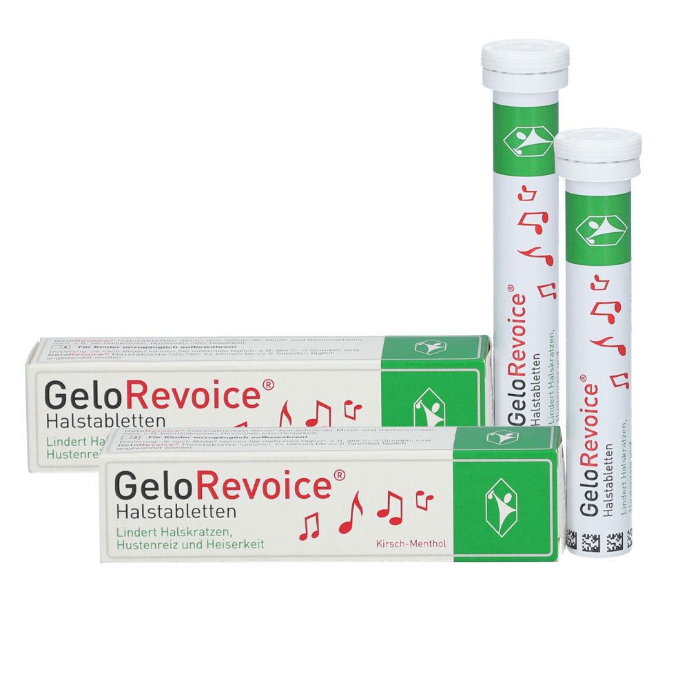Gelorevoice Halstabletten Kirsch-Menthol Lut.-Tab. Doppelpack 2x20 St Lutschtabletten