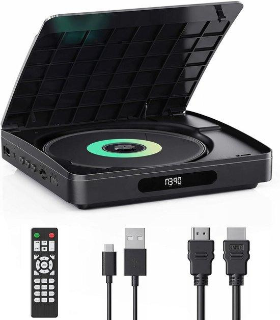 Yoton Mini DVD-speler Draagbare Mediaspeler Zwart