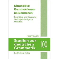 Ditransitive Konstruktionen im Deutschen, Fachbücher
