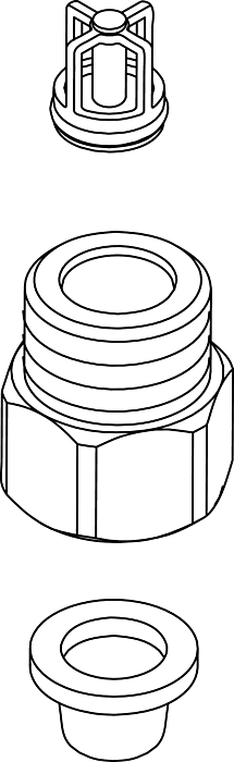 Ideal Standard innen u. aussen G3/8, A962215AA Chrom