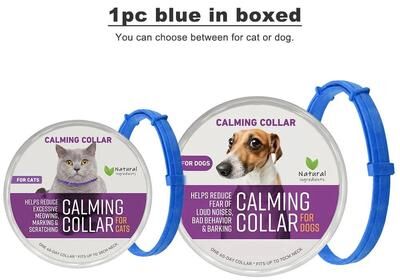 Uplift Essentials Long Lasting Pheromone Calming & Anxiety Reduction Collar blue for Cat: 15 In
