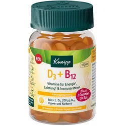 KNEIPP Vitamin D3+B12 Gummies 30 St
