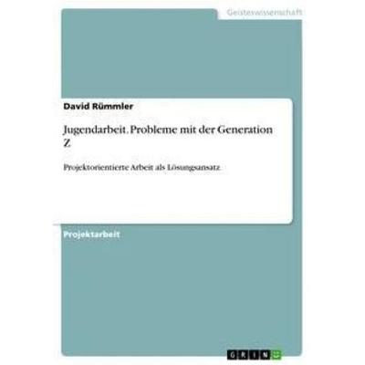Jugendarbeit. Probleme mit der Generation Z, Taschenbuch von David Rümmler, GRIN, 978-3-668-52591-7