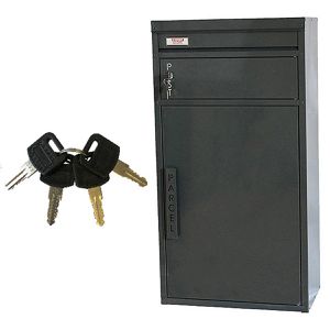 SafePost Paketbriefkasten ScanPro 65 Tiamat, 45 x 85 x 24,5cm, 4 Schlüssel, anthrazit
