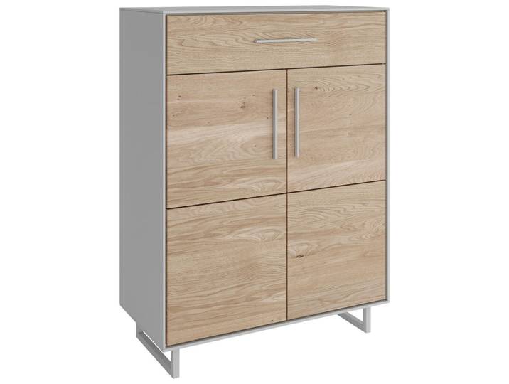 Livetastic Schuhschrank, Kaschmir, Eiche Bianco, Metall, Eiche,Eiche,Eiche,Eiche,Eiche, massiv,massiv,massiv,massiv,massiv, 4 Fächer, 1 Schublade(n) Schubladen, 82x100x40 cm, Typenauswahl, Beimöbel erhältlich, Garderobe, Schuhaufbewahrung, Schuhschränke