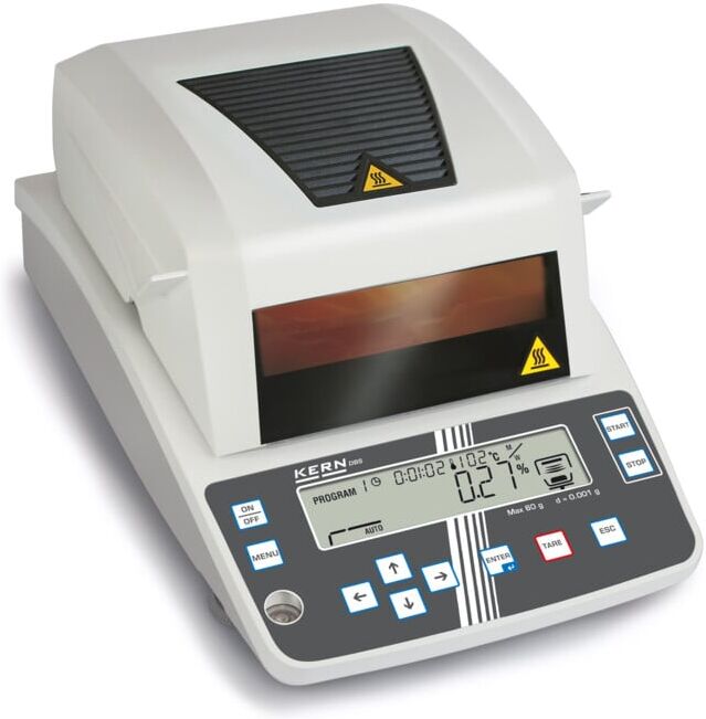 Kern Analyseur d'humidité DBS 60-3, capacité 60 g, précision 0,001 g ; KERN & Sohn (DBS 60-3)