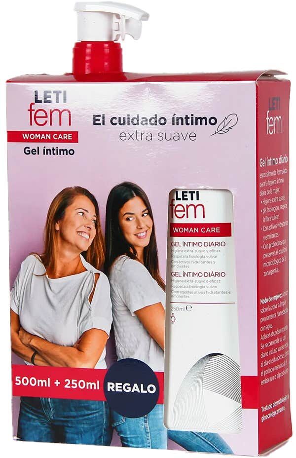 LETIFEM Gel Intimo Diario 500ml +250ml
