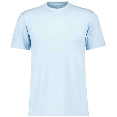 T-Shirt RAGMAN, Herren, Gr. 58, blau (gletscher blau, 704), Jersey, 100% Baumwolle, regular fit, Rundhals, Shirts T-Shirt