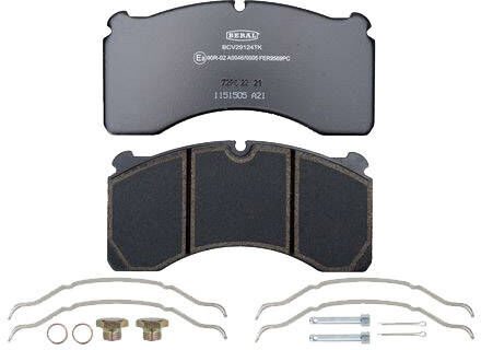 BERAL BCV29124TK Brake pad set