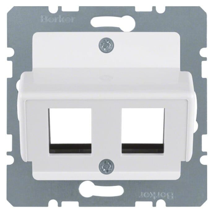 Berker 146409 RJ-45 aansluiting wit glanzend