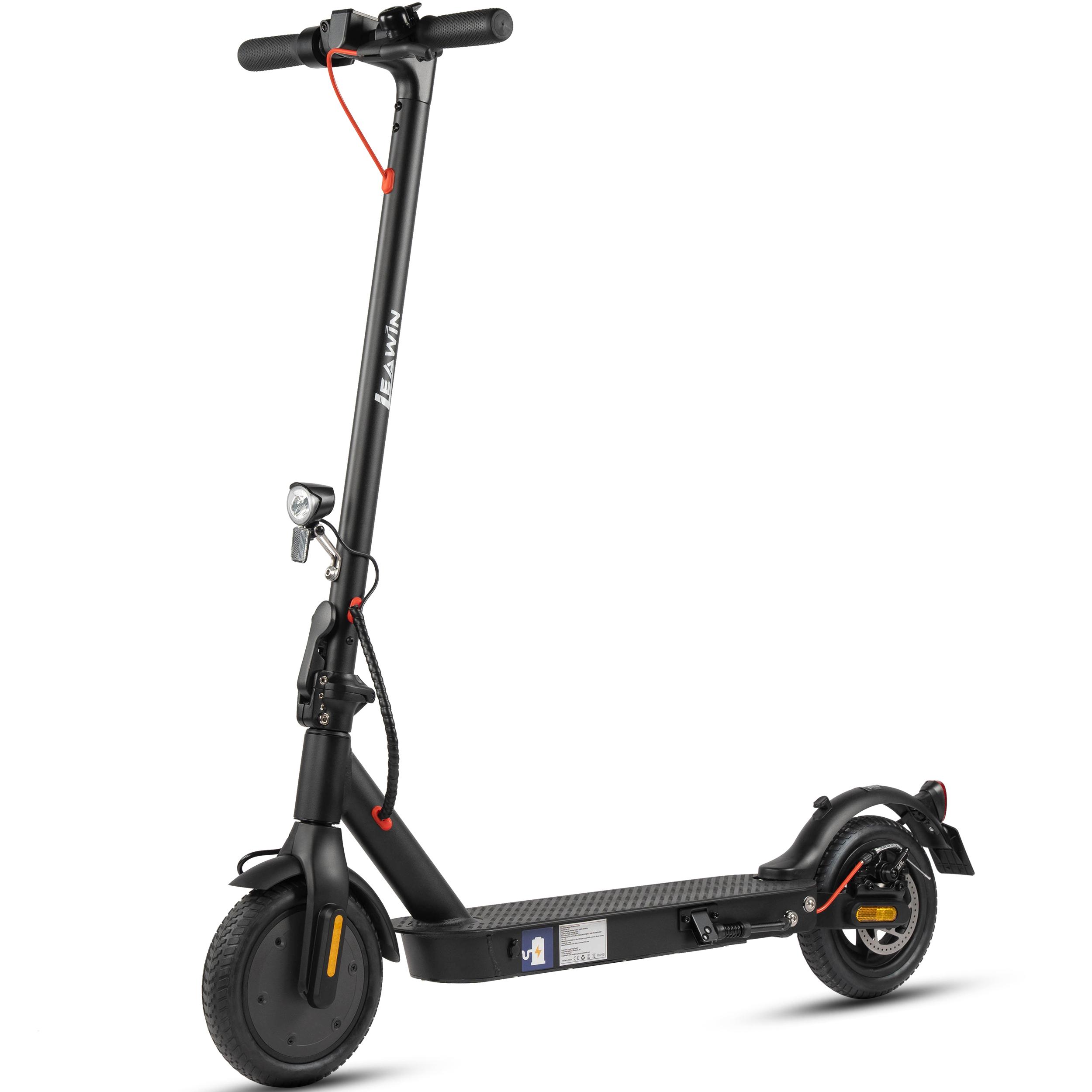 E-Scooter E9 mit Straßenzulassung ABE, 20 km/h, 350W Motor, bis 35 km Reichweite, 8,5 Zoll, klappbar, APP