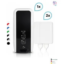 SET: Manueller Spender für Toilettensitzreinigung Blanc Cosmos versch. Farben+2x 1-Liter Sitzreinigungsschaum - PRODUKTSET