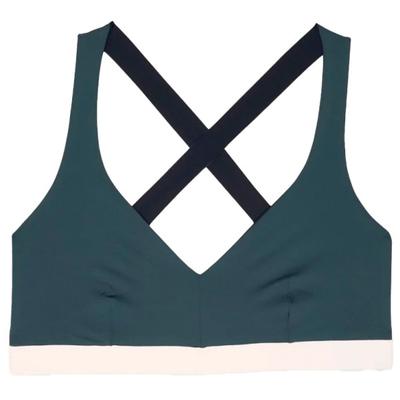 MYMARINI - Women's Sport Bra - Bikini-Top Gr S blau