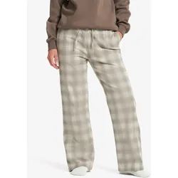 Lodge Flannel Pants Damen Morel/Oatmeal, Größe:L - Jogginghose - Beige