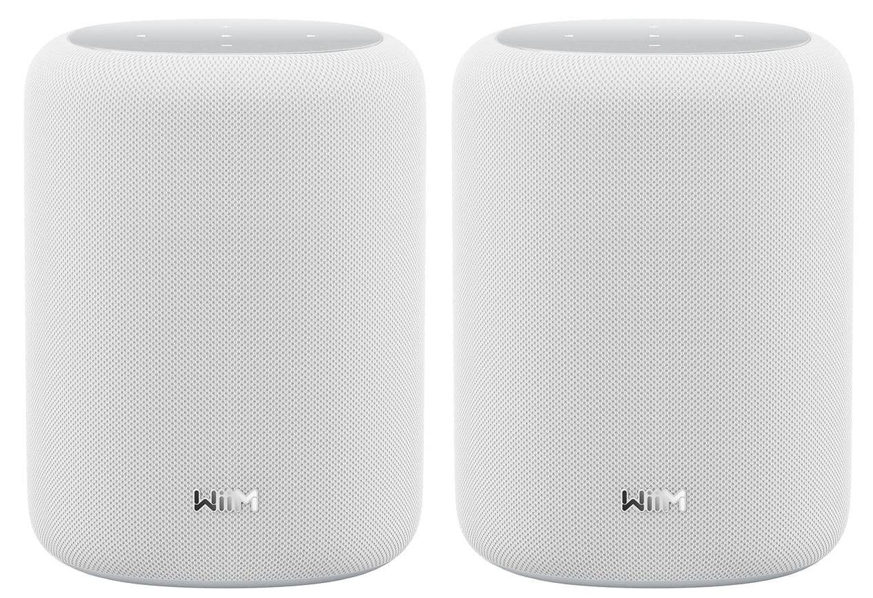 WiiM Sound LITE Twin Pack weiss Smart Speaker Hi-Res Multiroom Lautsprecher-Set