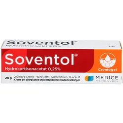 Soventol Hydrocortisonacetat 0.25% 20 G