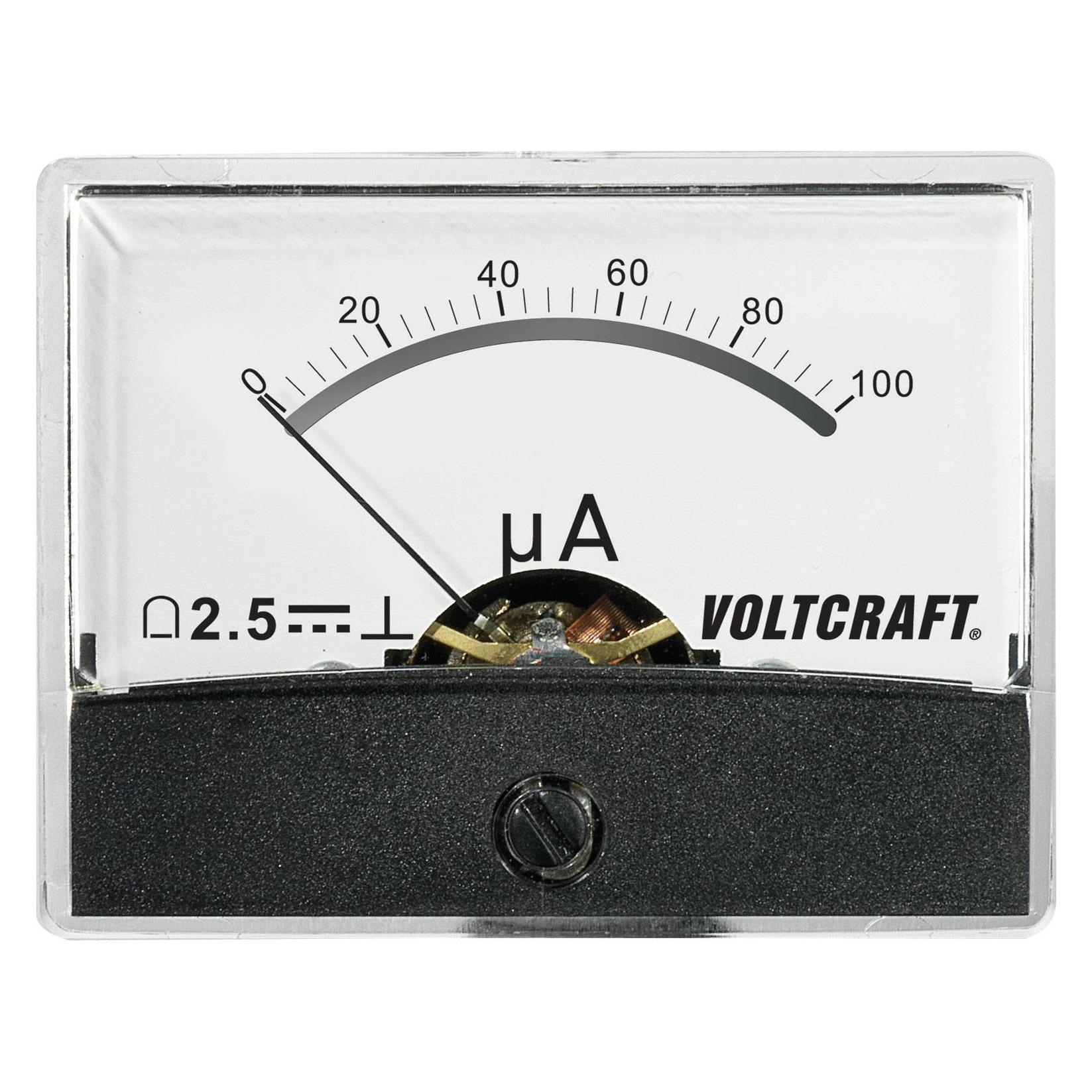 Voltcraft Einbau-Messgerät (AM-60X46/100µA/DC)