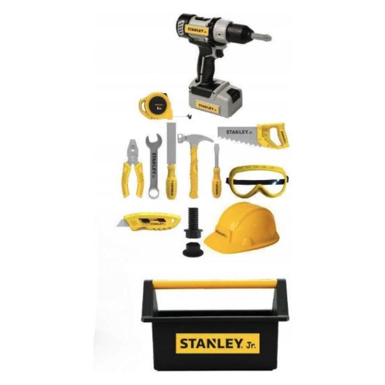 Stanley Jr. - Mega Kids Toolbox & Toy Tool Set with power drill (SRP024-SY) (SRP024-SY)